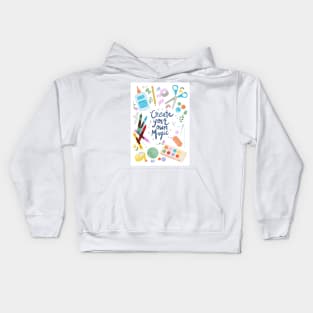 Create your own magic illustration Kids Hoodie